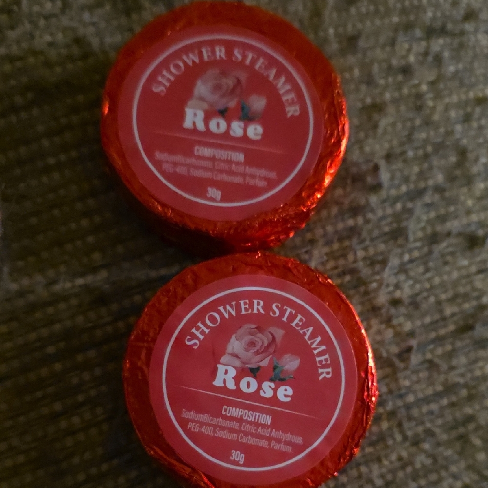 Rose Shower Steamers